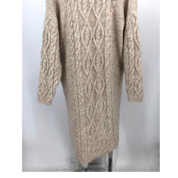 Anthropologie Pilcro Cable Knit Long Open Cardigan - Picture 3 of 6